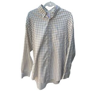 Men’s Brooks Brothers Classic Non Iron Button Front Shirt Size Large